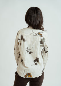 Pas de Calais Ivory Secret Forest Print Blouse