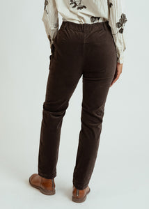 Hannoh Brown Velvet Prospera Pant