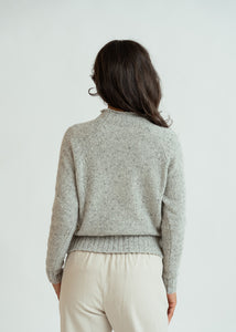 MJ Watson Grey Cashmere Pullover Sweater