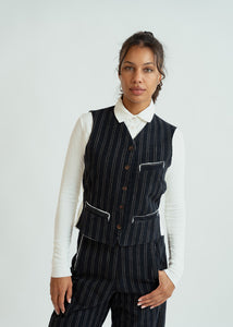 Hannoh Navy Gemma Gilet