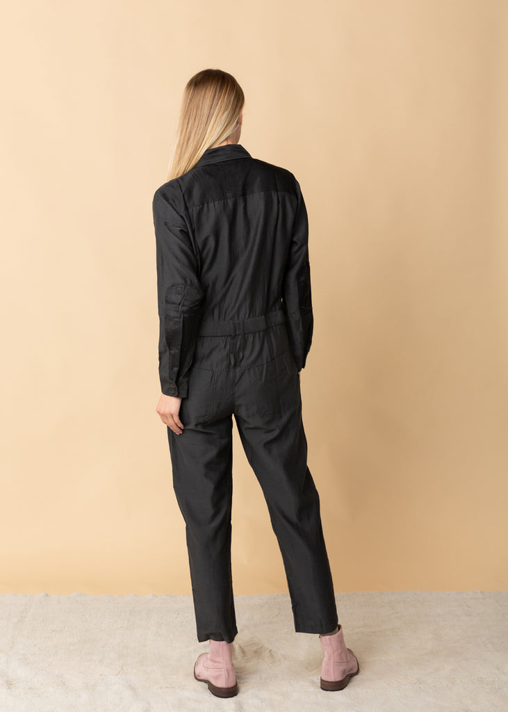 Coverall Zippered Jumpsuit