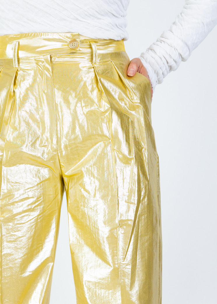 Tela Tela Gold Lurex Trouser