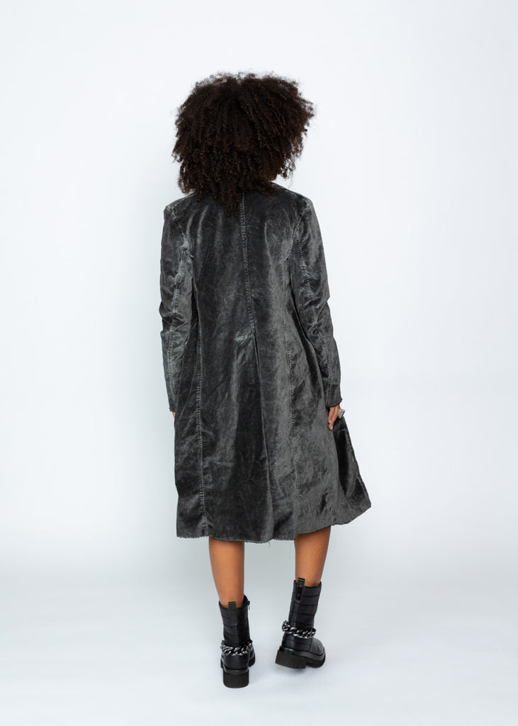 Jaga Gray Dublin Velvet Coat