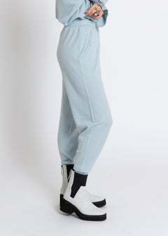 Allude Blue Cashmere Knit Pant