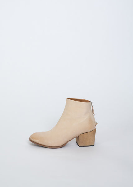 MOMA Bone Ankle Boot