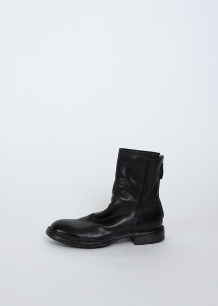 MOMA Black Tronchetto Boot