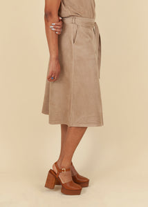 Suedine Stretch Skirt